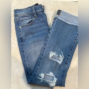 Kendall & Kylie high rise slim straight jeans